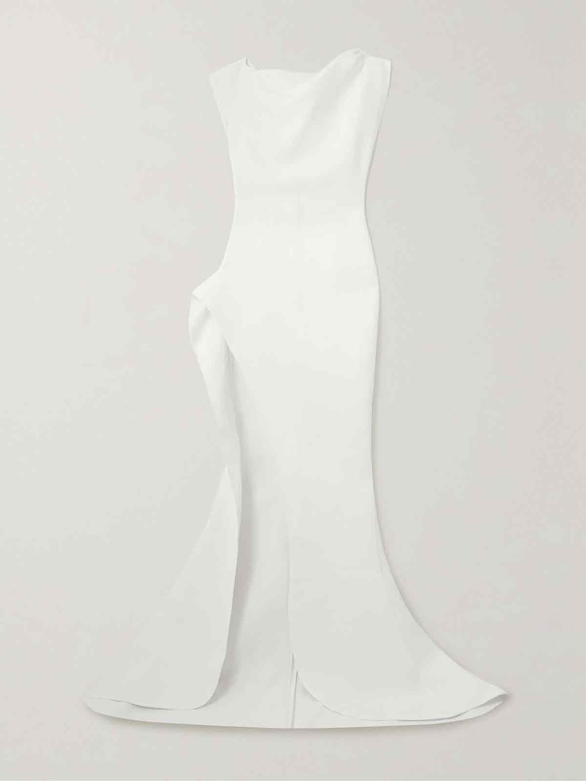 Victoire draped crepe gown MATICEVSKI