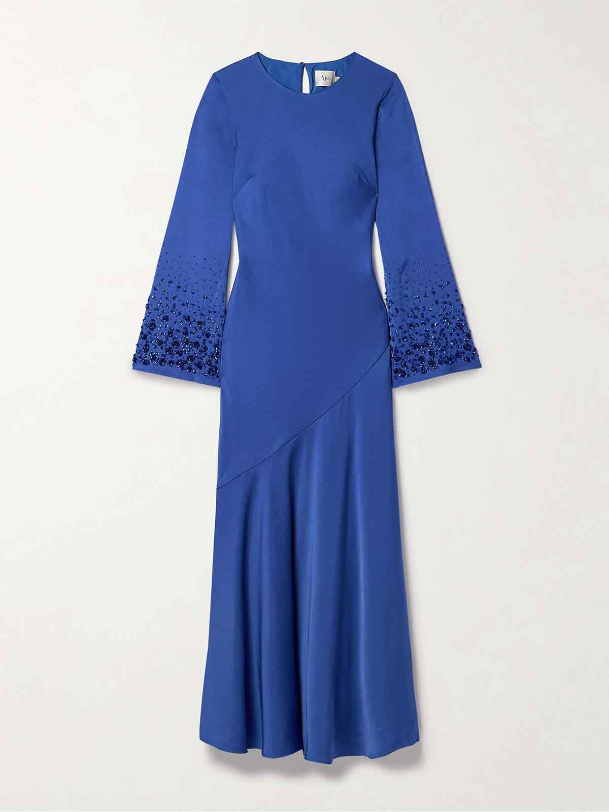 Weylyn embellished satin-crepe maxi dress AJE.