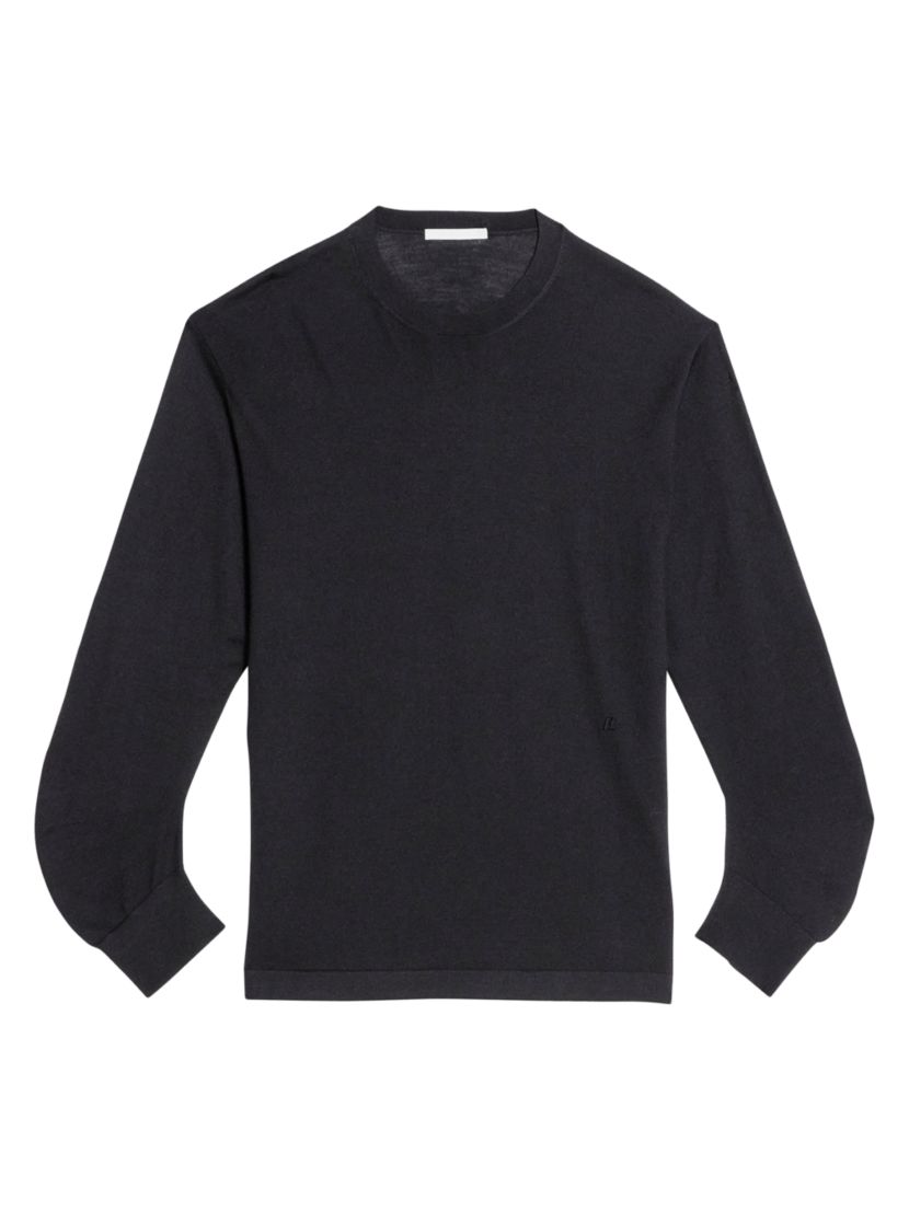 Helmut Lang Wool & Silk-Blend Crewneck Sweater