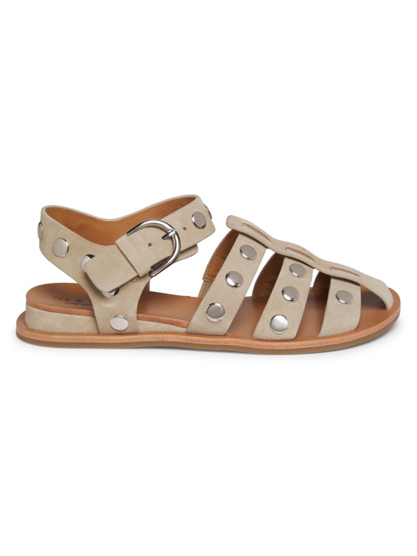 rag & bone Beau Fisherman Suede Sandals