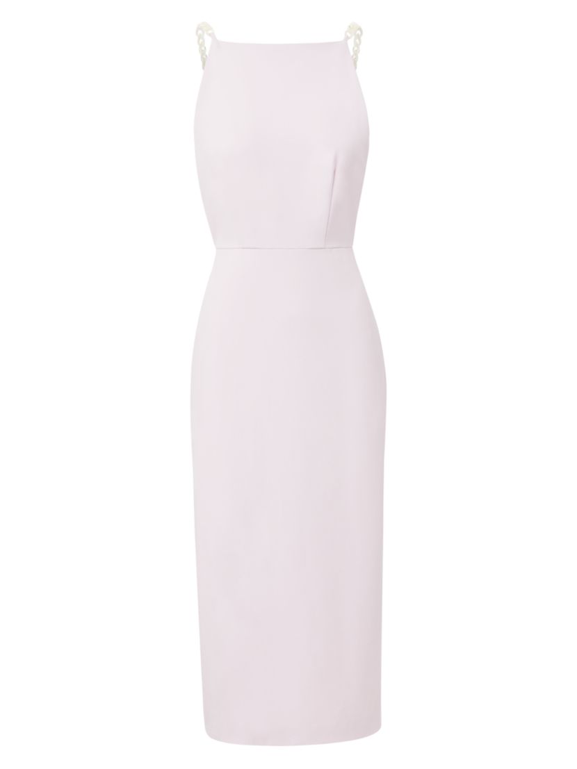 Veronica Beard Reese Square-Neck Sleeveless Midi-Dress