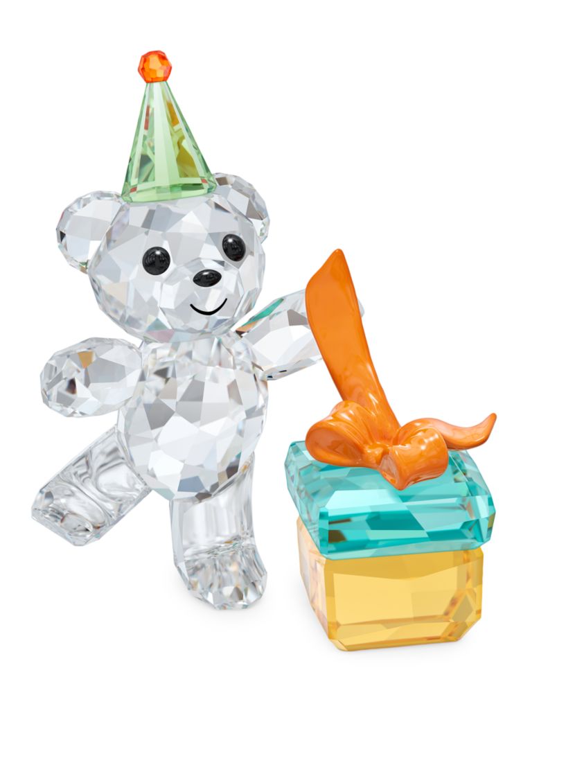 Swarovski Kris Bear Best Wishes Crystal Figurine