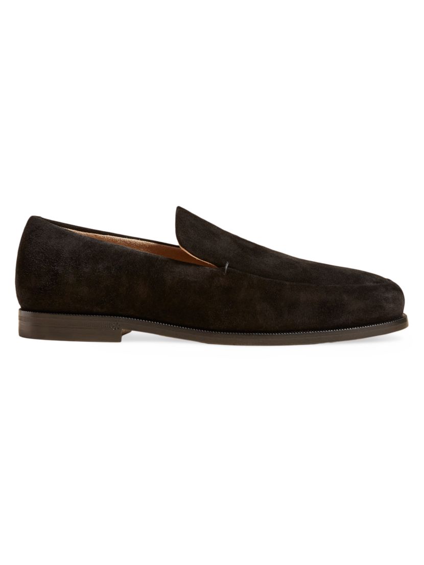 Khaite Alessio Suede Loafers