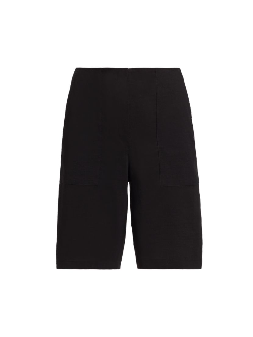 Theory Utilitarian Linen-Blend Shorts