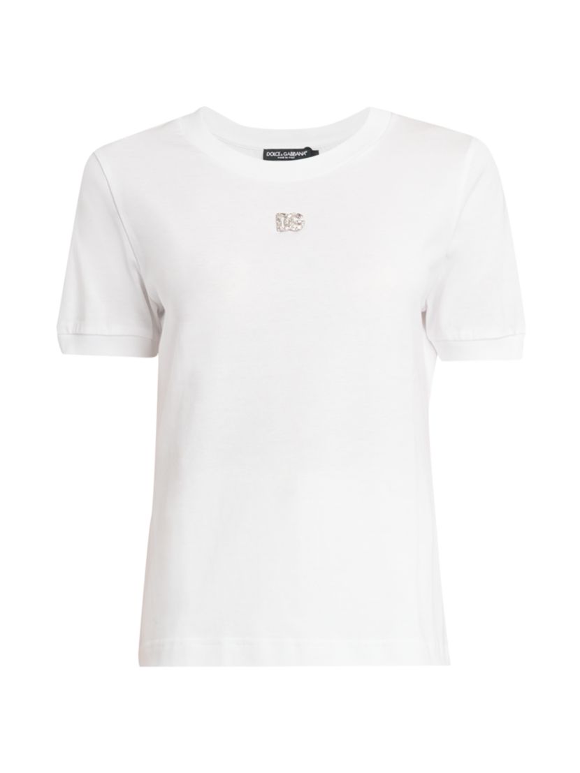 Dolce&Gabbana Embellished DG Logo T-Shirt