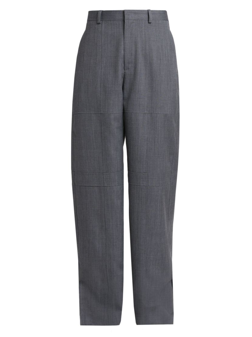 Jil Sander Wool Split-Hem Trousers