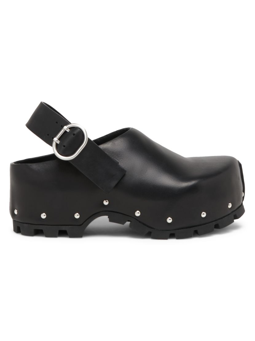 Jil Sander Leather Clogs