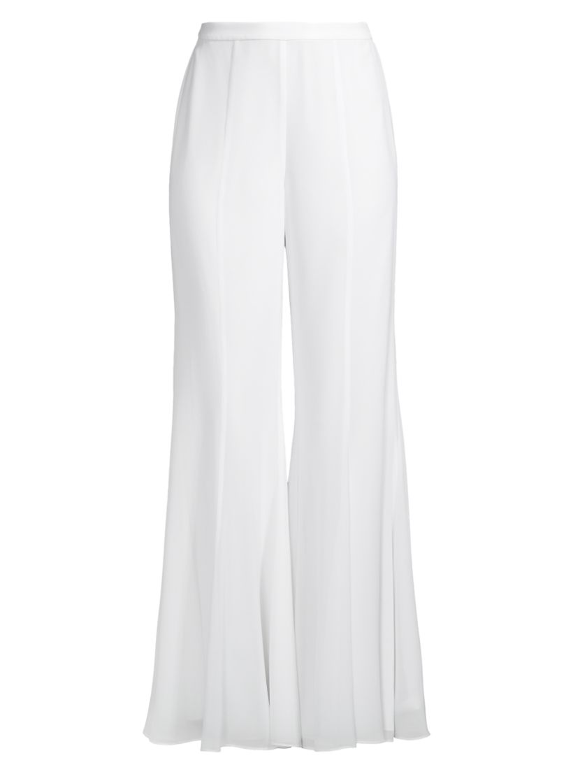 Ungaro Crepe Chiffon Flared Pants