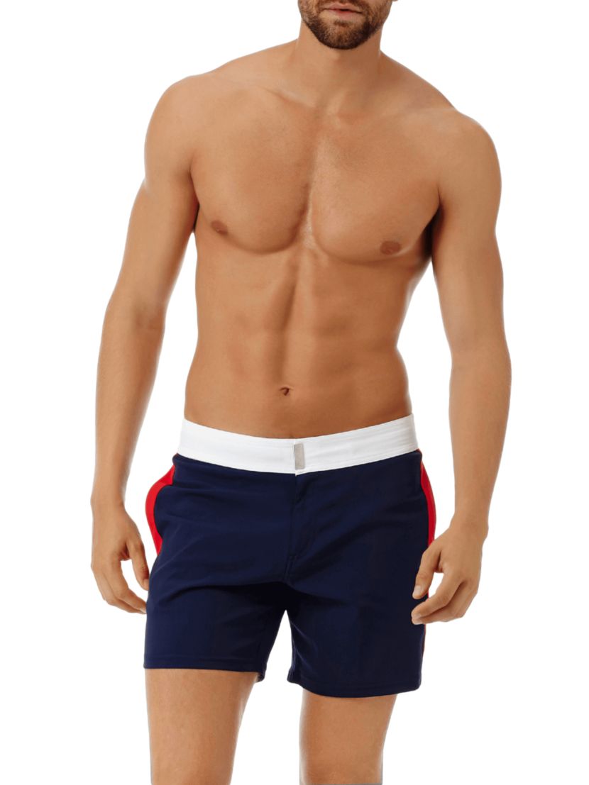 Vilebrequin Colorblocked Stretch Swim Trunks