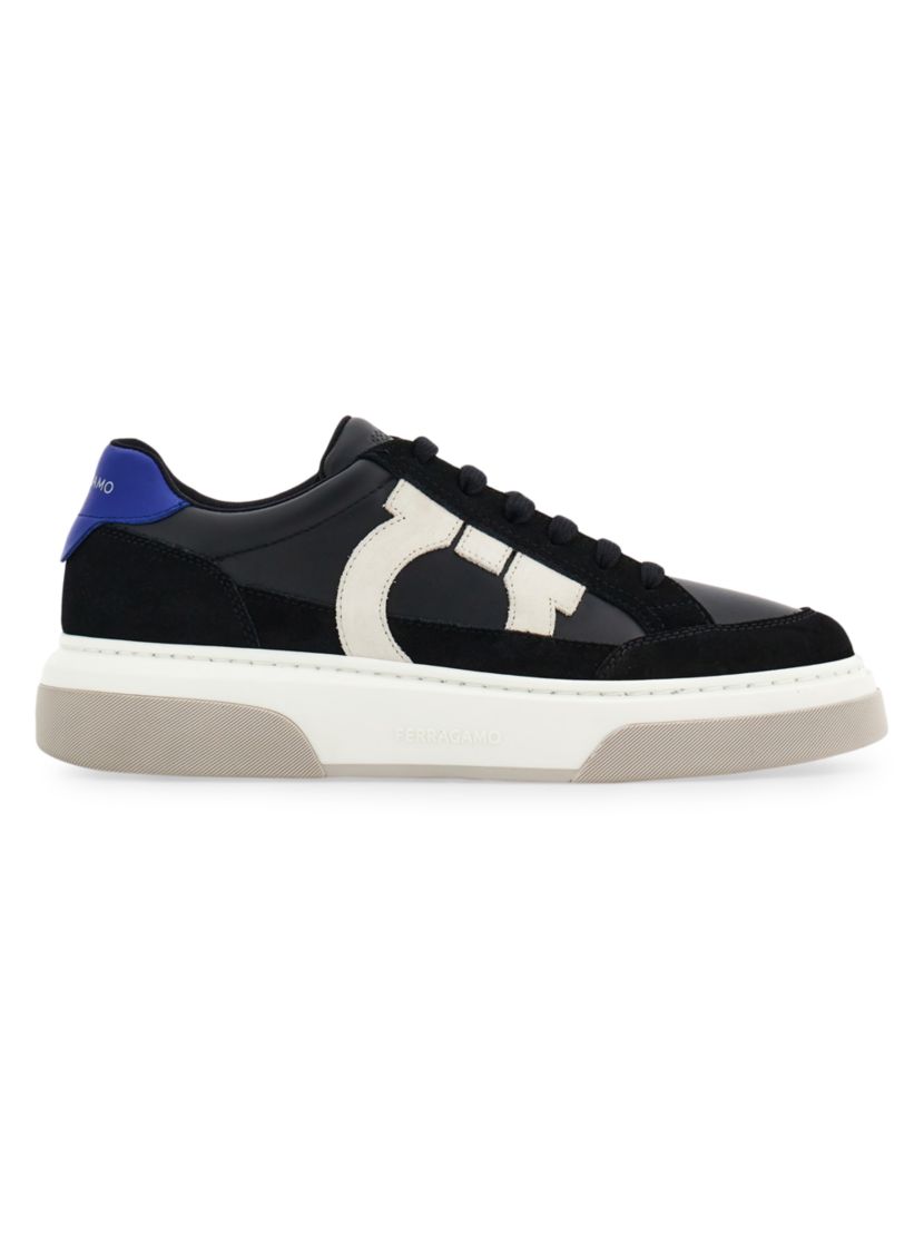 FERRAGAMO Cassina Gancini Leather Sneakers