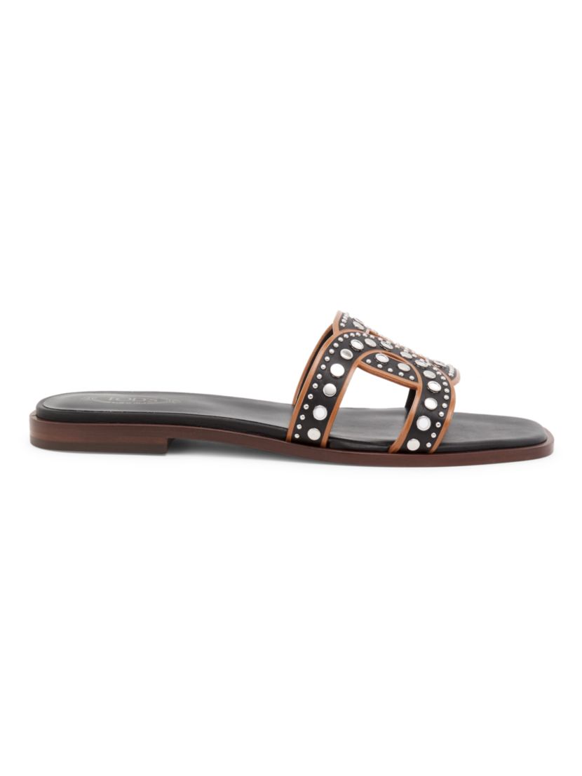 Tod's Kate Embellished Leather Sandals