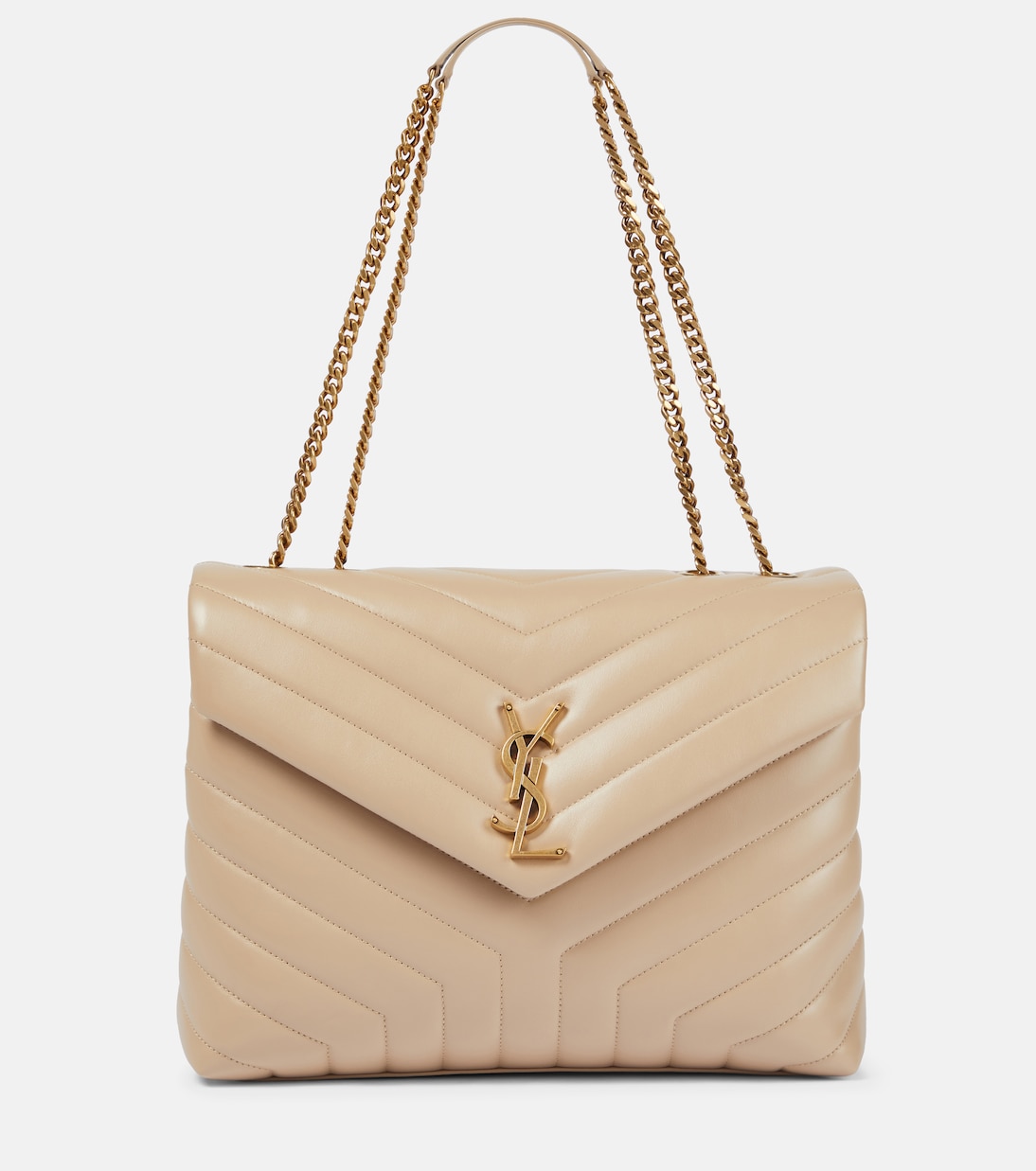 Loulou Medium leather shoulder bag Saint Laurent