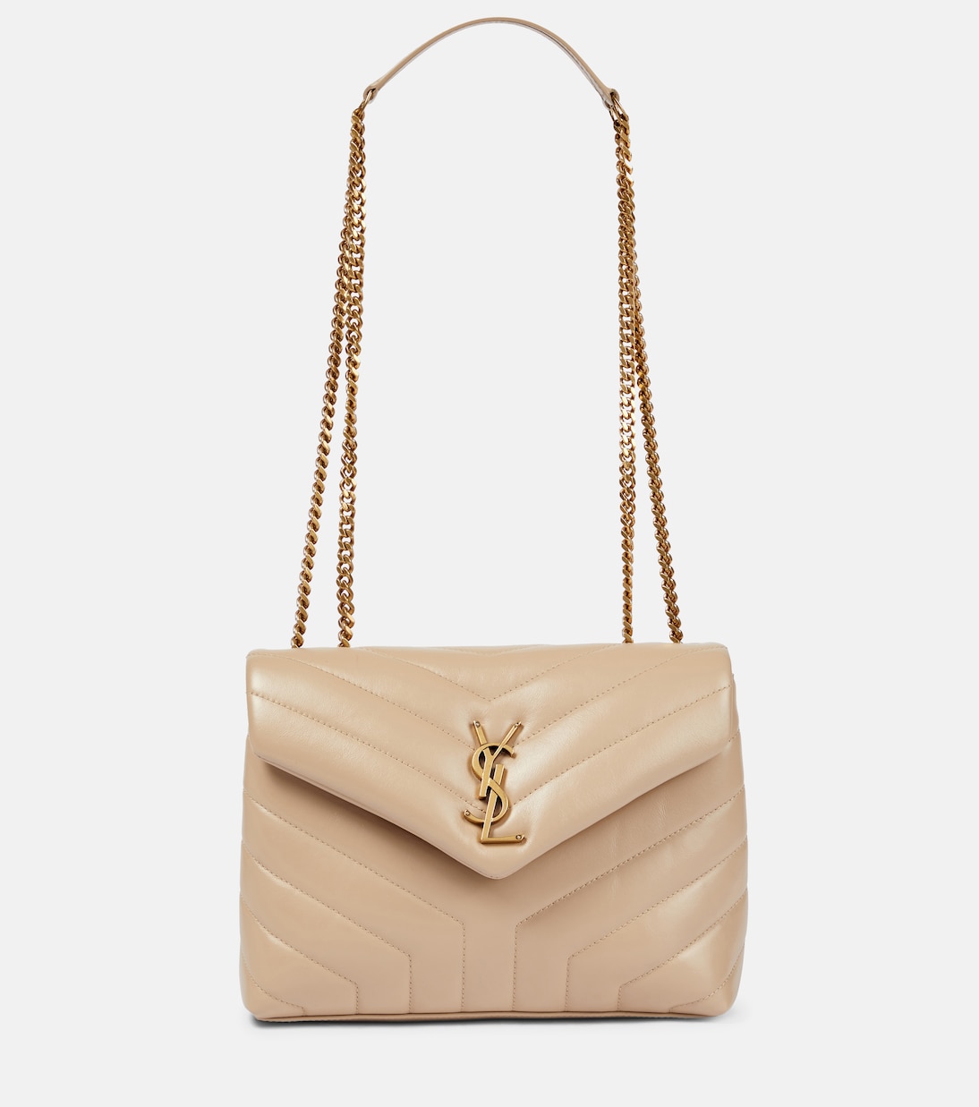 Loulou Small leather shoulder bag Saint Laurent