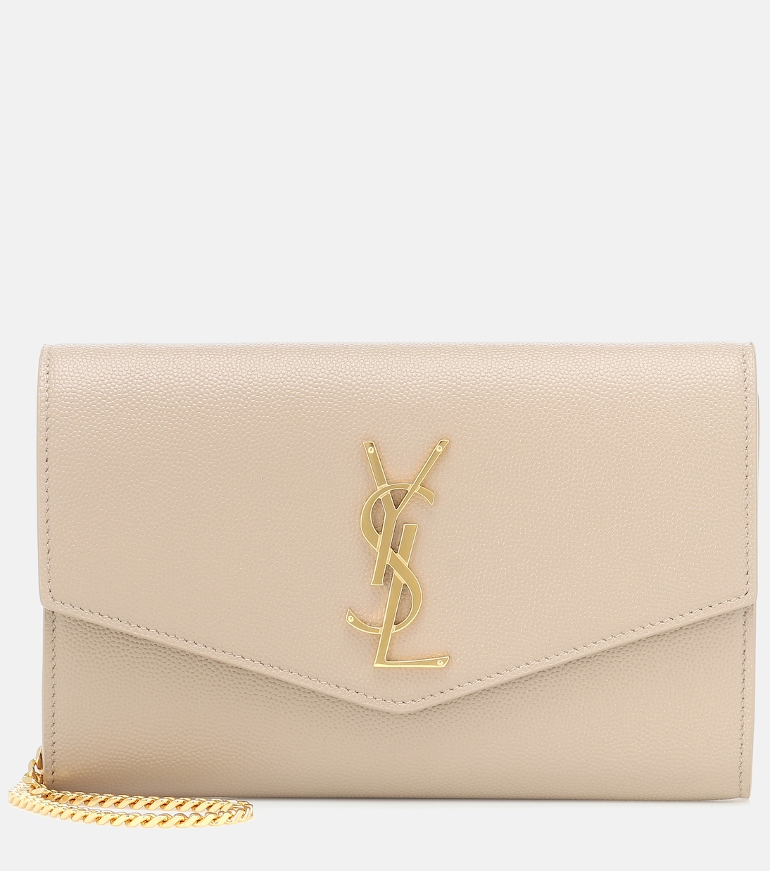 Uptown leather wallet on chain Saint Laurent