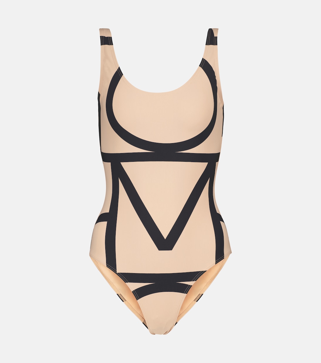 Logo swimsuit Toteme