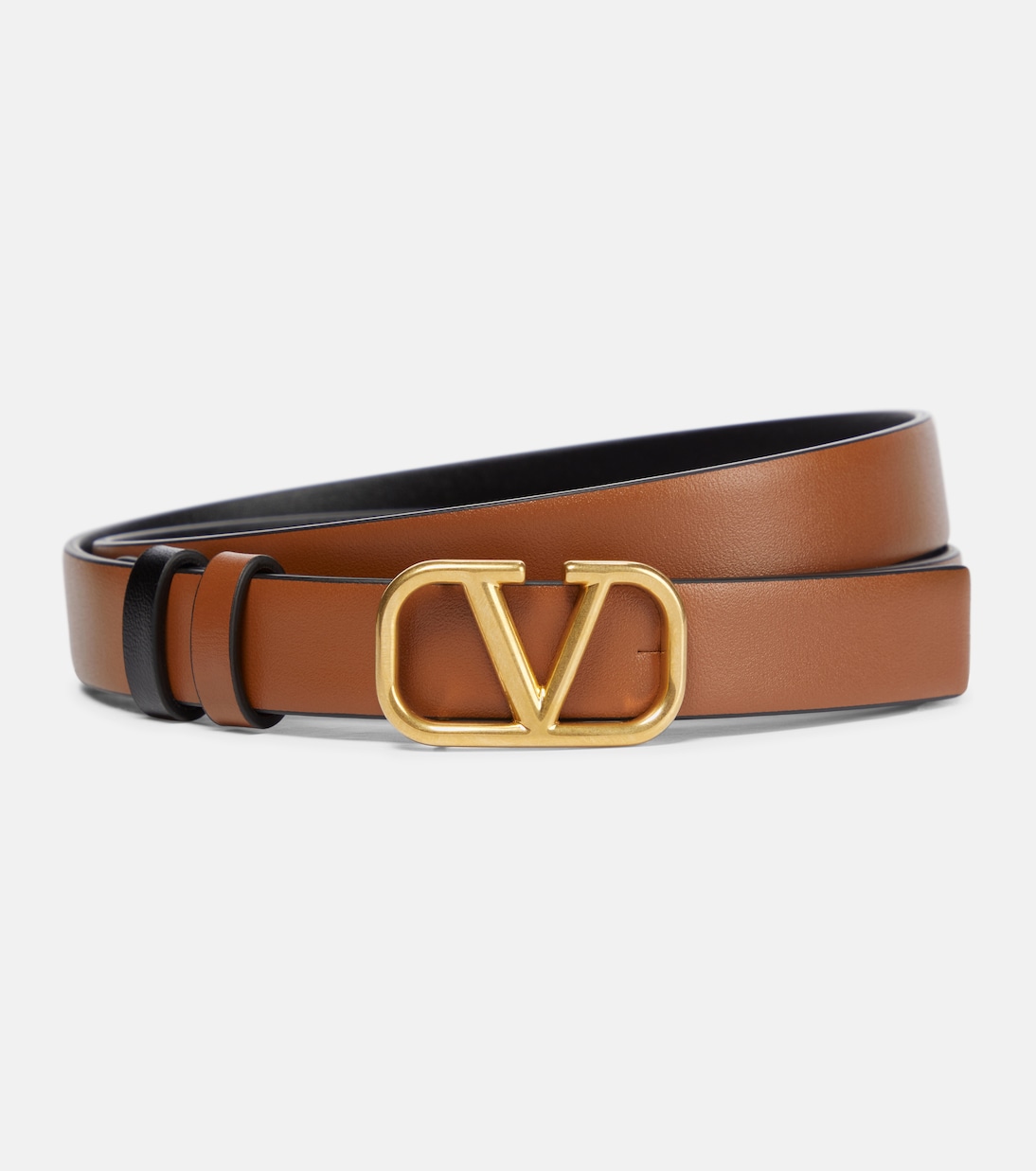 VLogo Signature 20 reversible leather belt Valentino Garavani