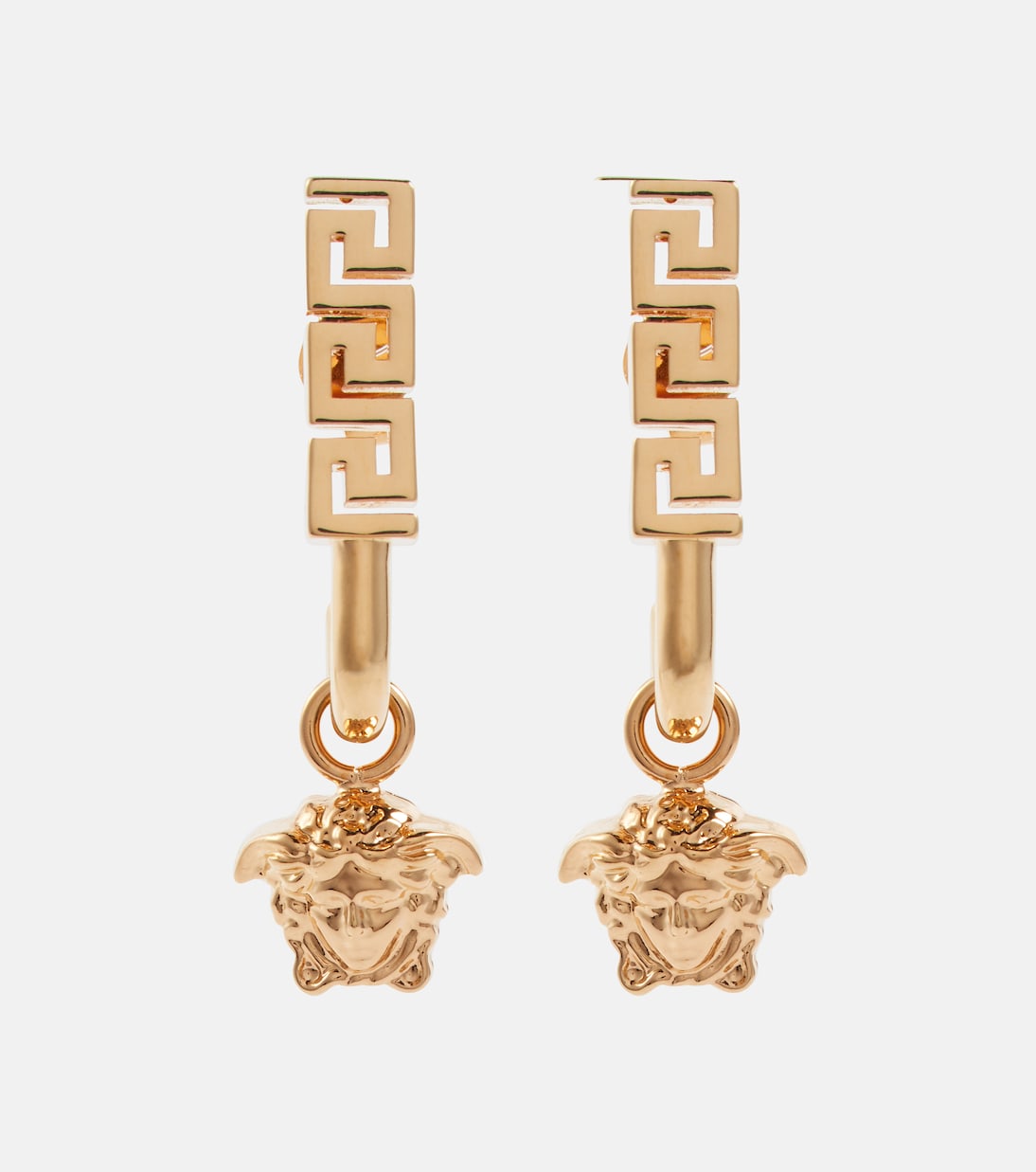 Medusa and Greca earrings Versace