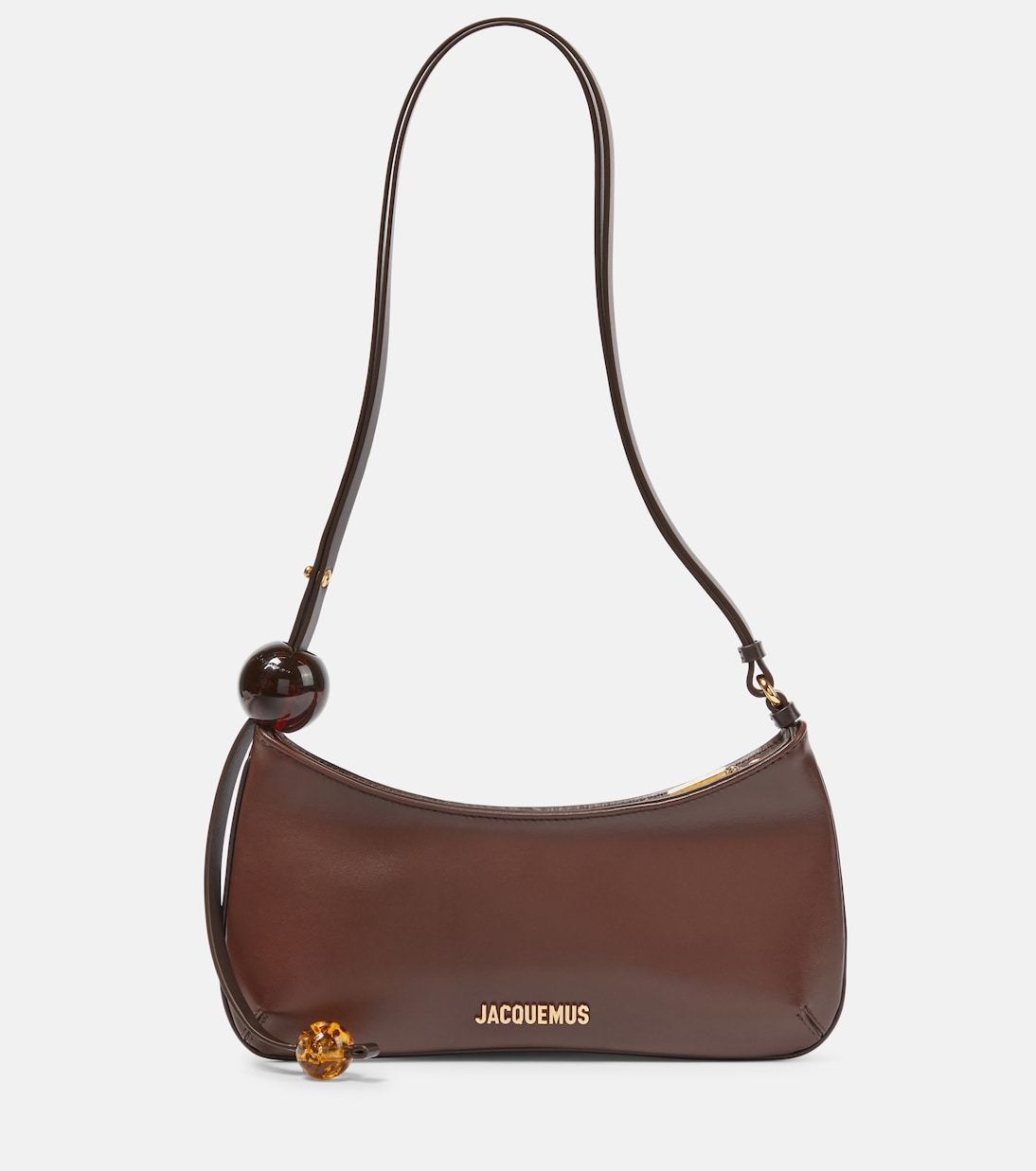 Le Bisou Perle leather shoulder bag Jacquemus