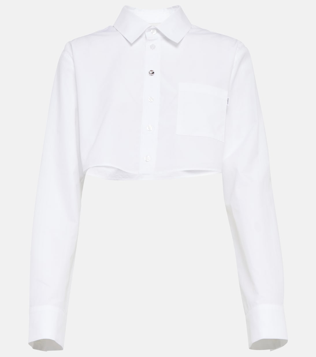 Cropped cotton shirt Coperni