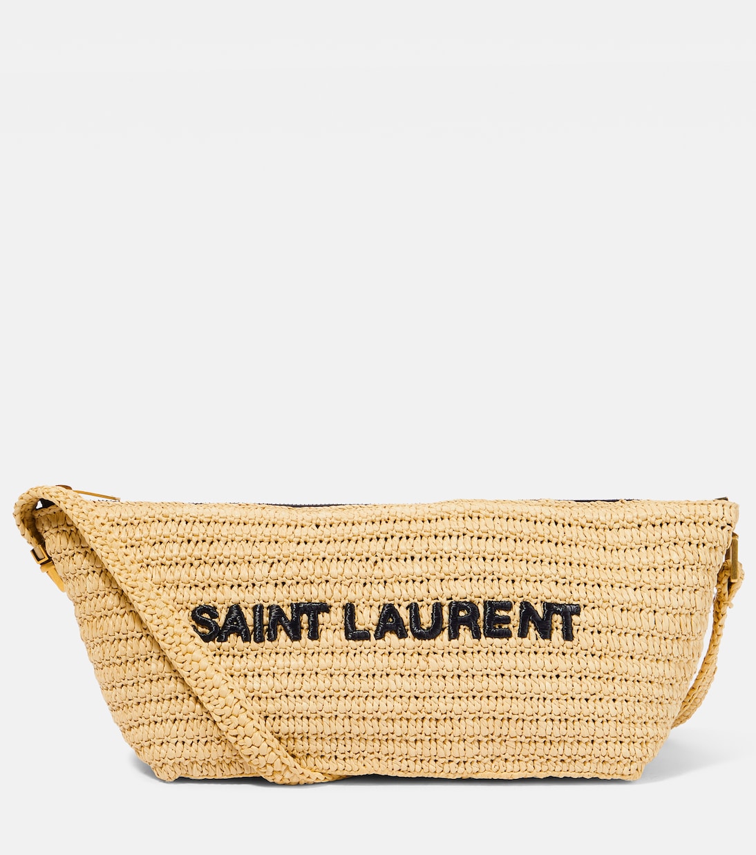 Le Rafia logo shoulder bag Saint Laurent