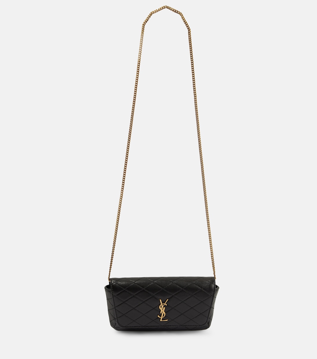 Gaby quilted leather phone pouch Saint Laurent