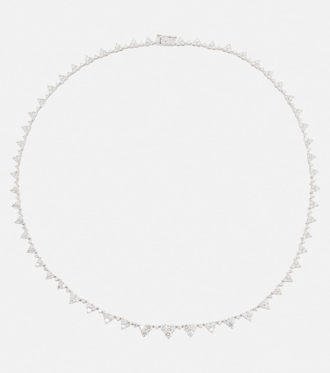 Eternity 18kt white gold choker with diamonds Anita Ko