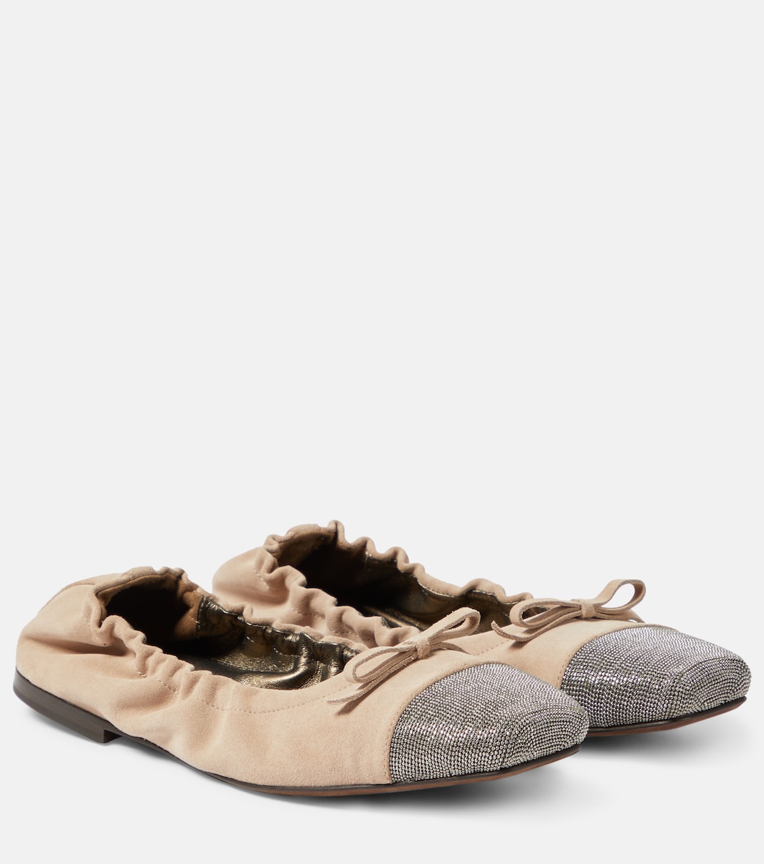 Suede ballet flats  Brunello Cucinelli