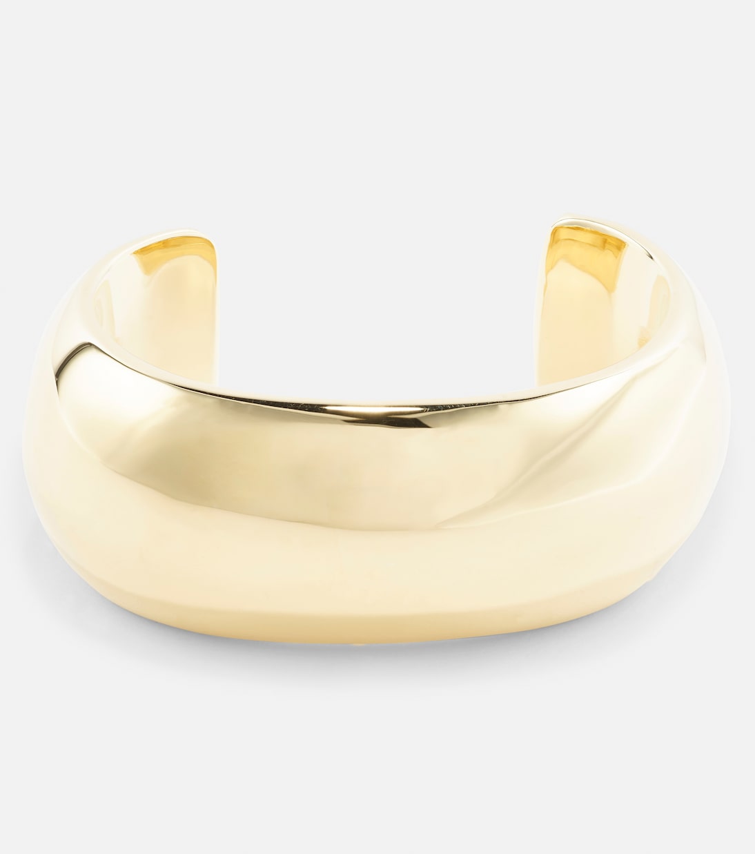 Globe Small 10kt gold-plated cuff bracelet Jennifer Fisher