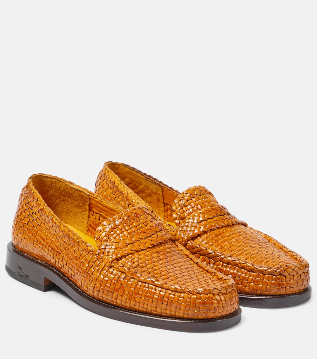 Leather loafers Marni