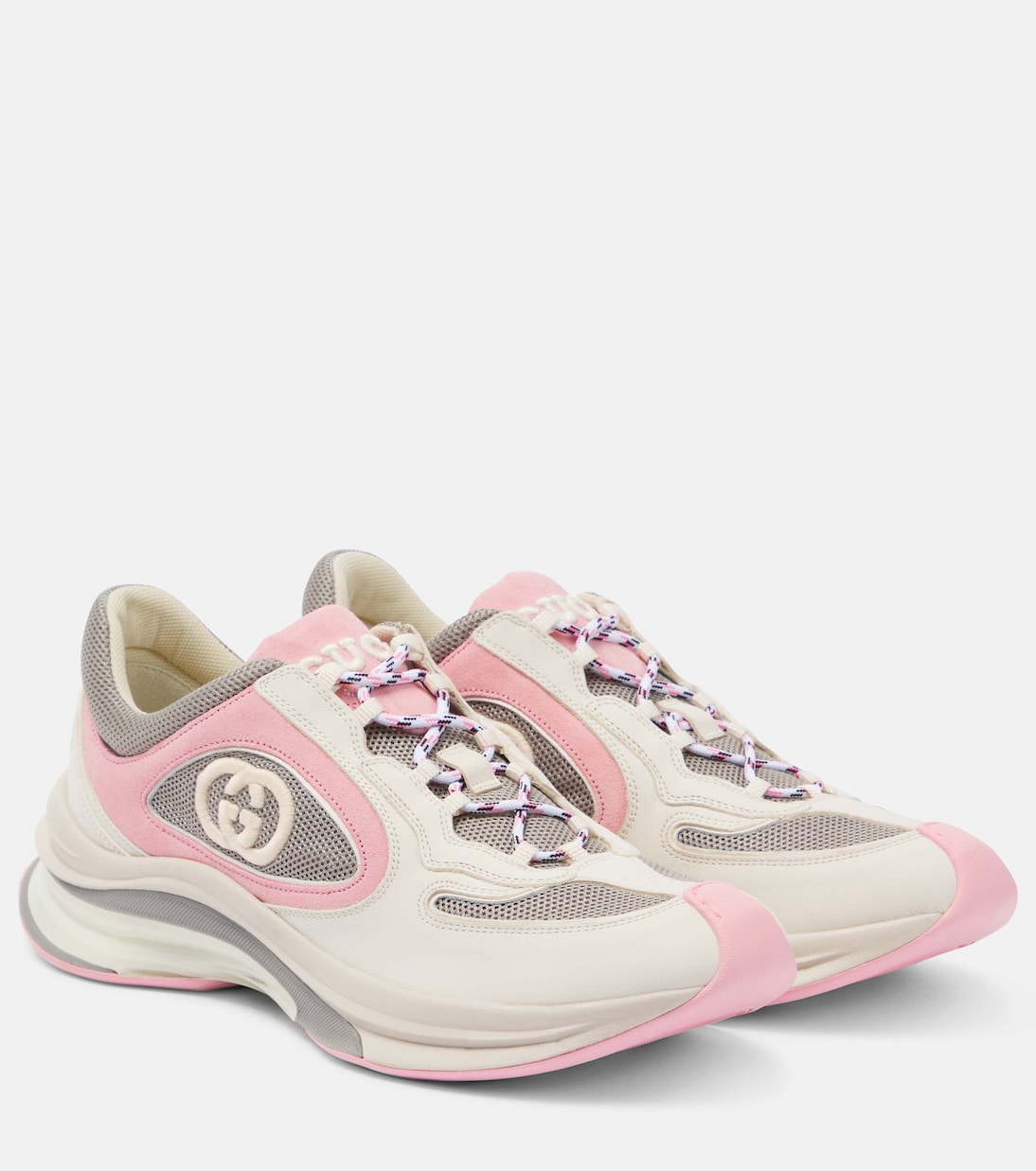 Gucci Run suede-trimmed sneakers Gucci