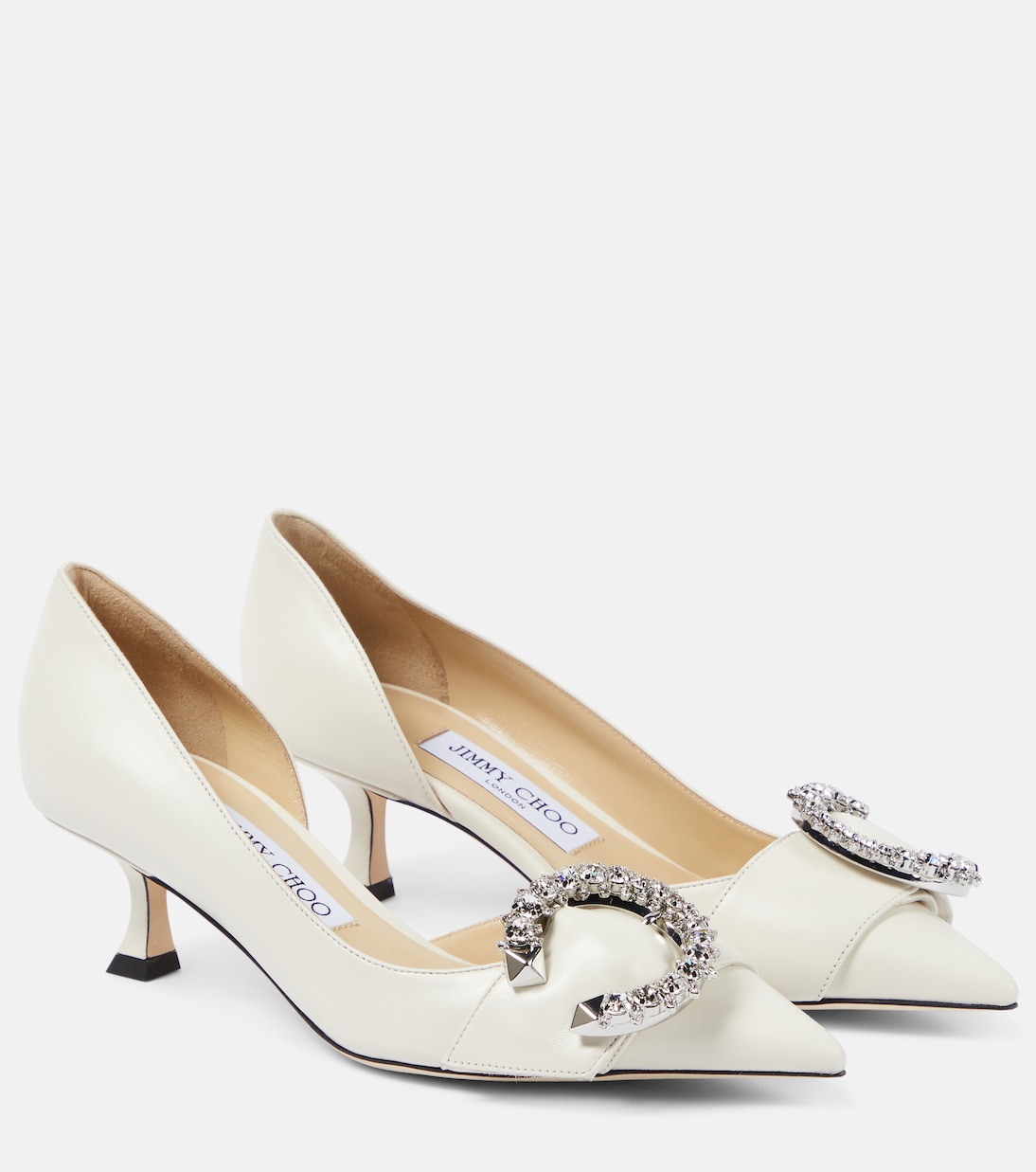 Melva 50 embellished leather pumps Jimmy Choo