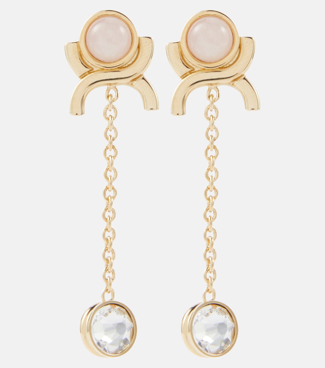 Crystal-embellished drop earrings Chloé