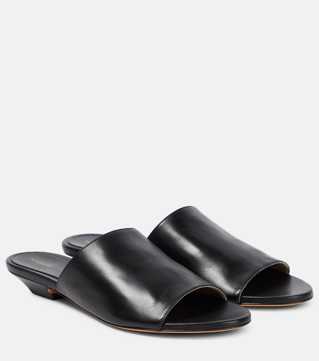 Marion leather slides Khaite