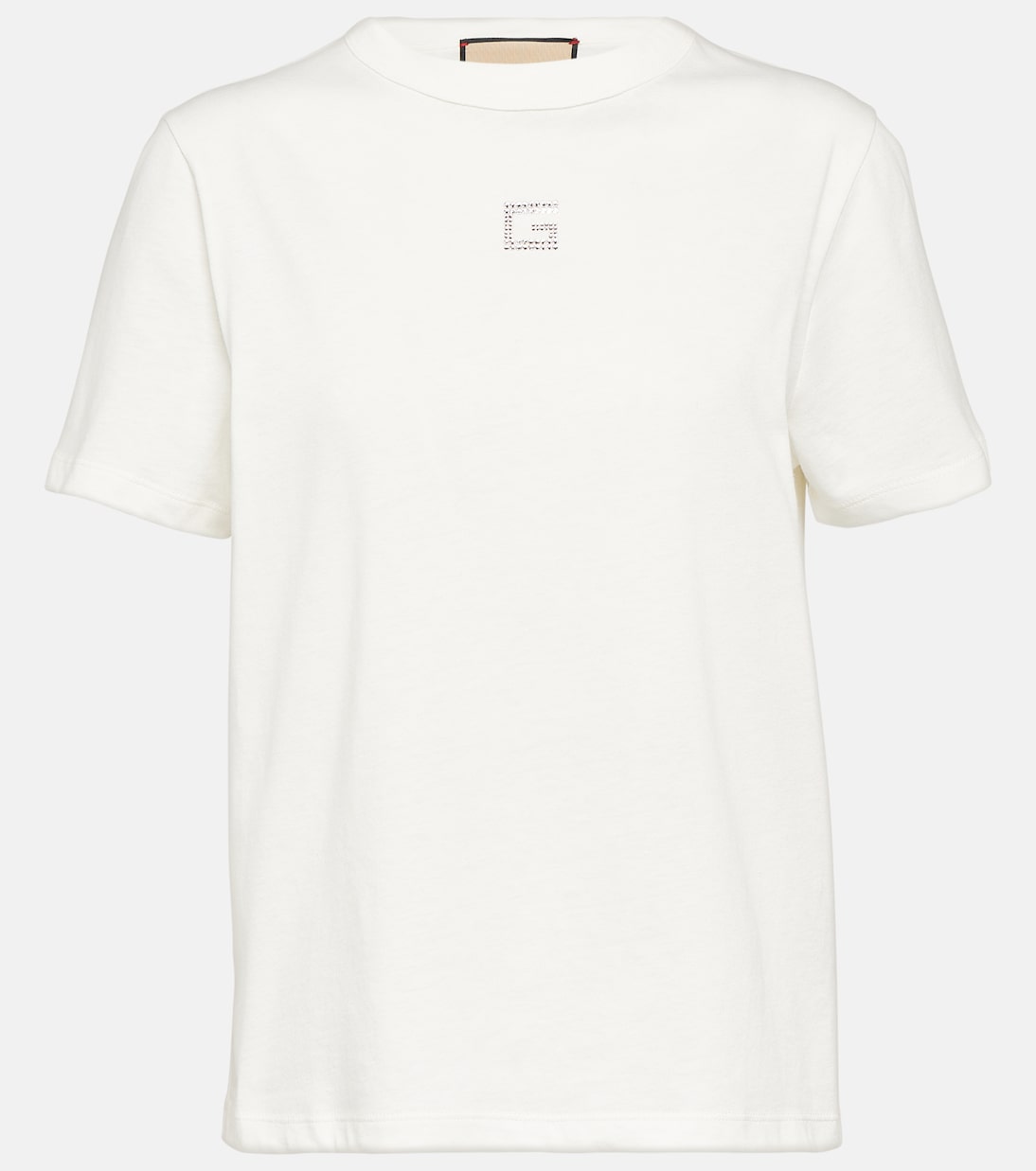 Square G embellished cotton jersey T-shirt  Gucci