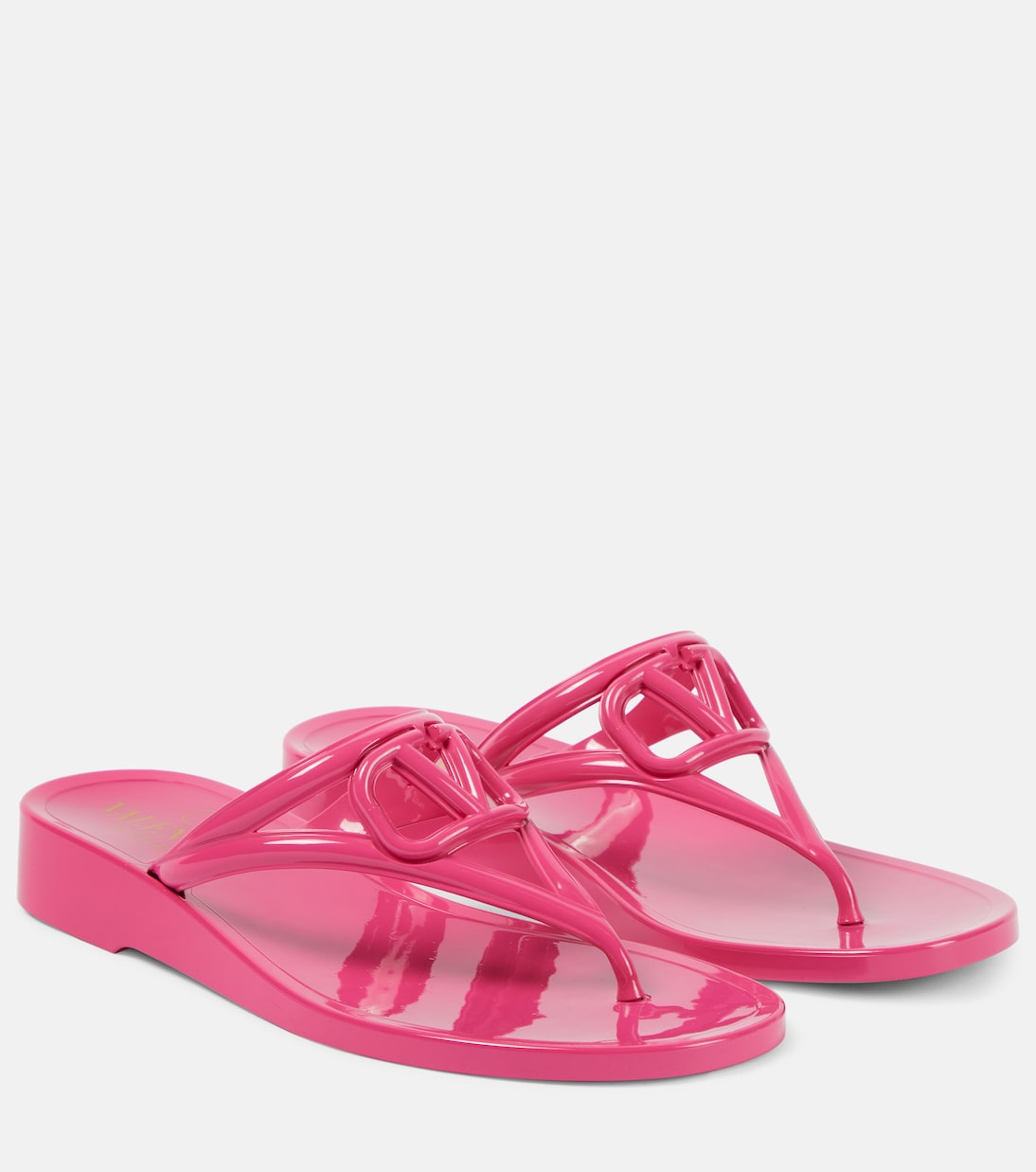 VLogo Signature rubber thong sandals Valentino Garavani