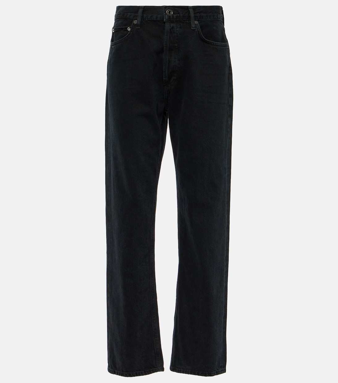 90's Pinch Waist high-rise straight jeans Agolde