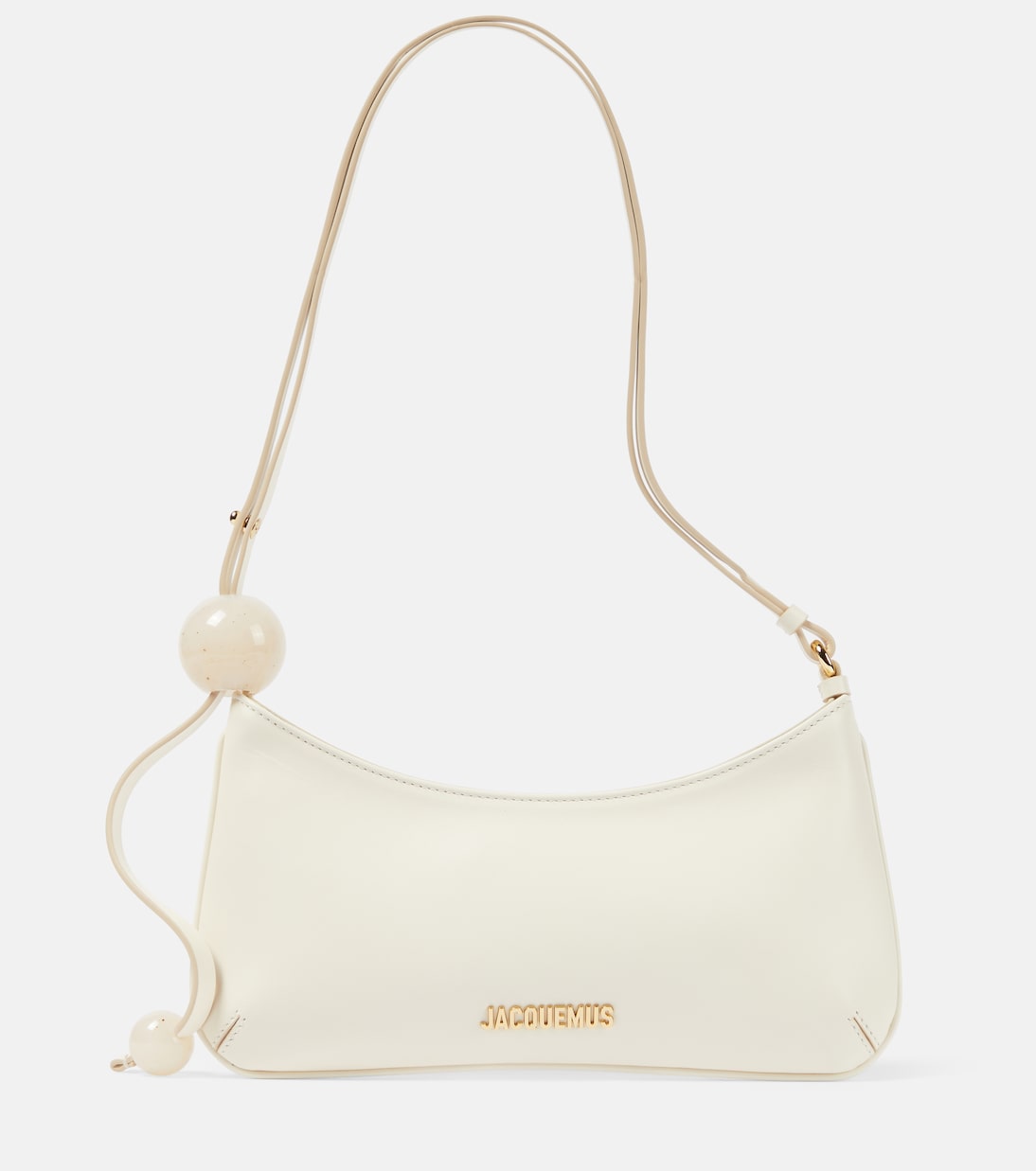 Le Bisou Perle leather shoulder bag Jacquemus