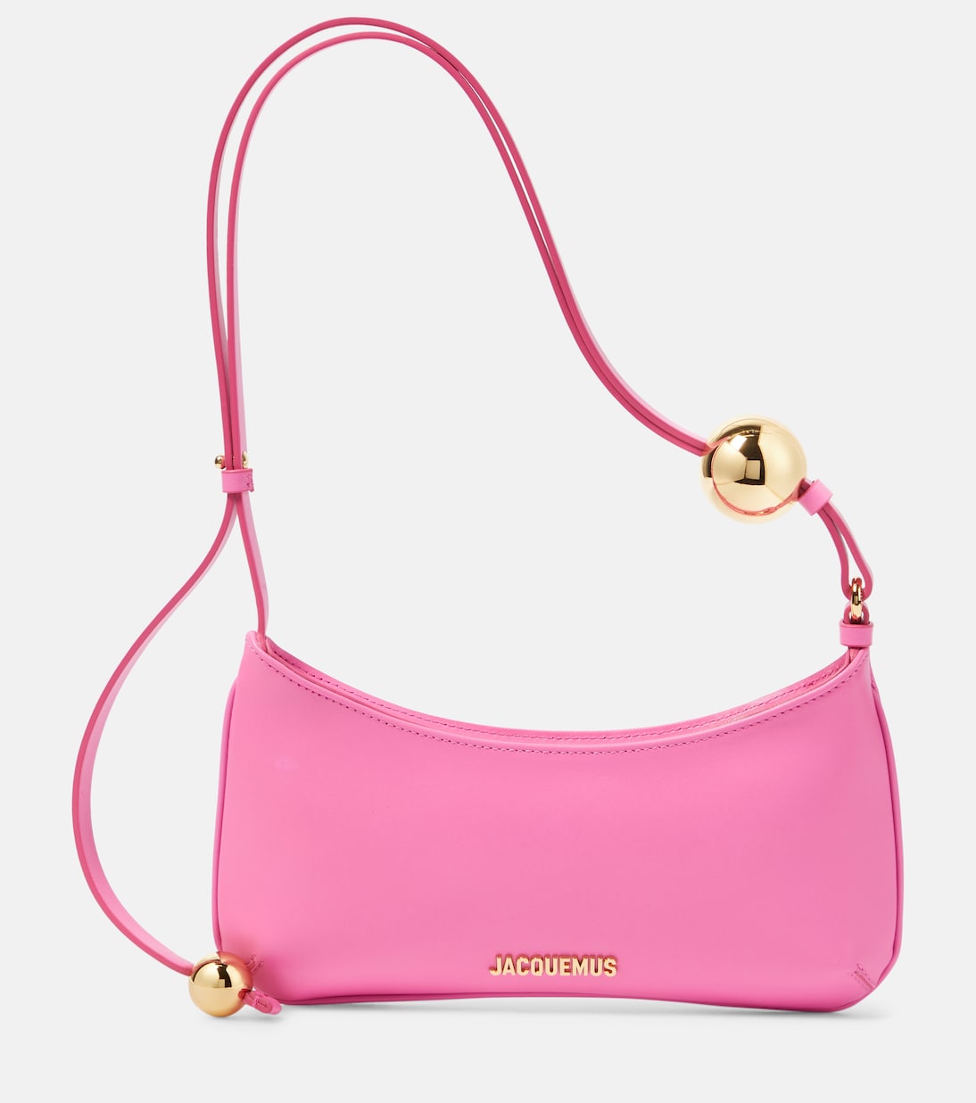 Le Bisou Perle leather shoulder bag Jacquemus