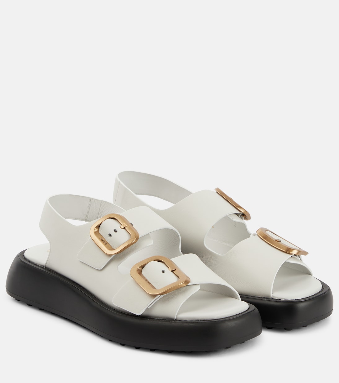 Gomma leather sandals Tod's