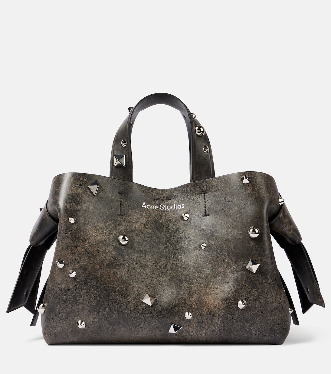 Musubi Medium studded leather shoulder bag Acne Studios