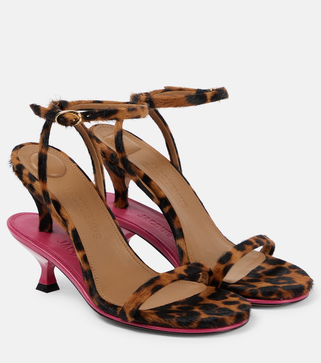 Les Doubles Sandales calf hair sandals Jacquemus