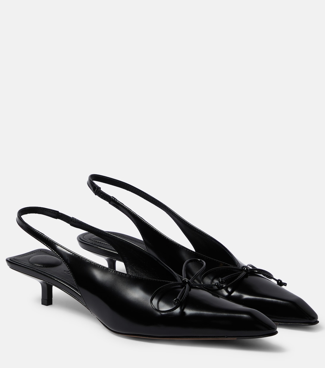 Les Slingbacks Cubisto Basses leather pumps Jacquemus