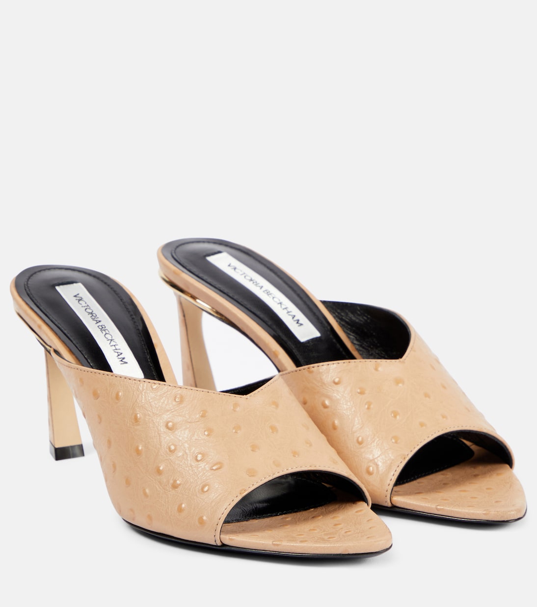 Leather mules Victoria Beckham