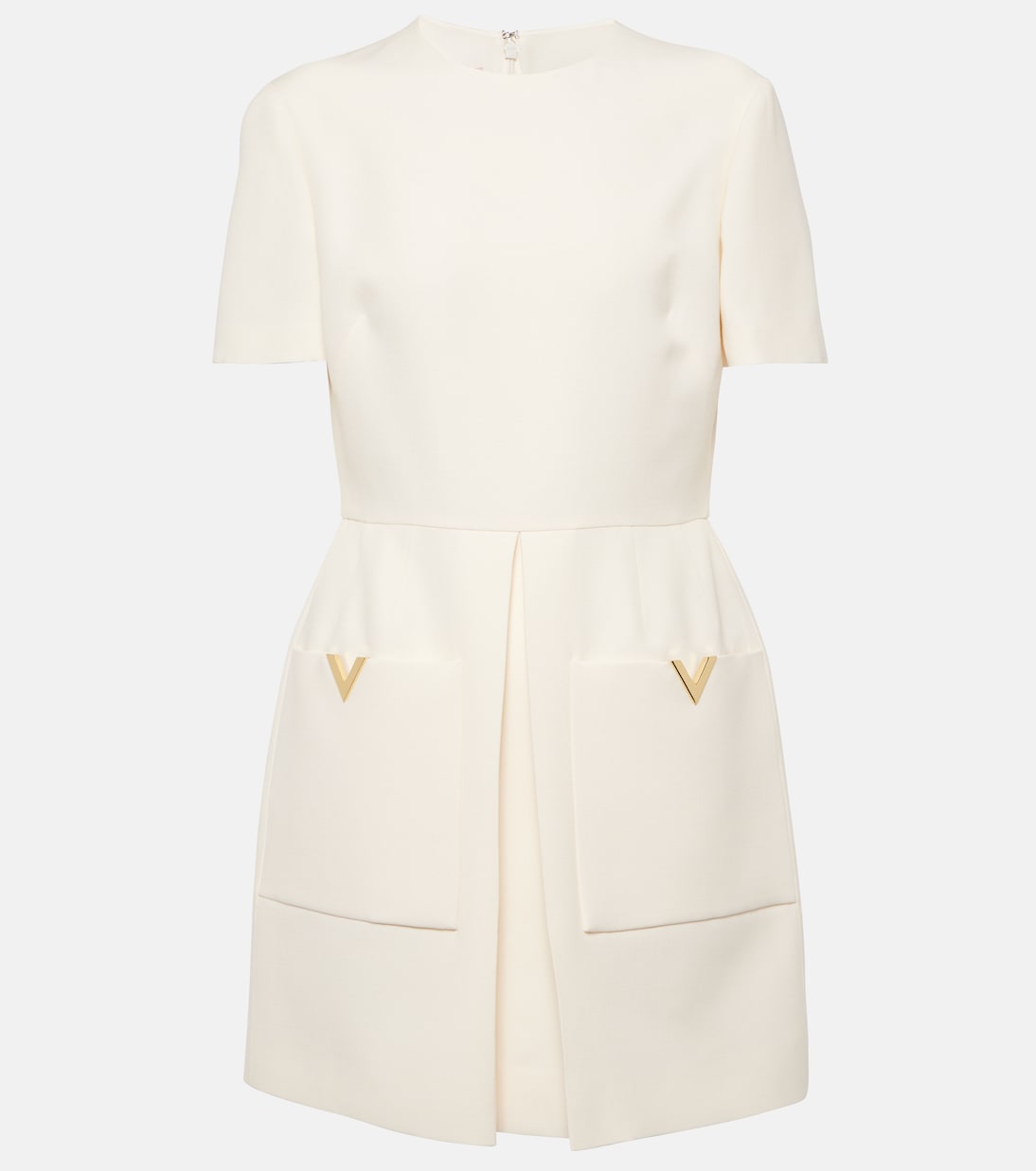 VGold Crêpe Couture minidress Valentino