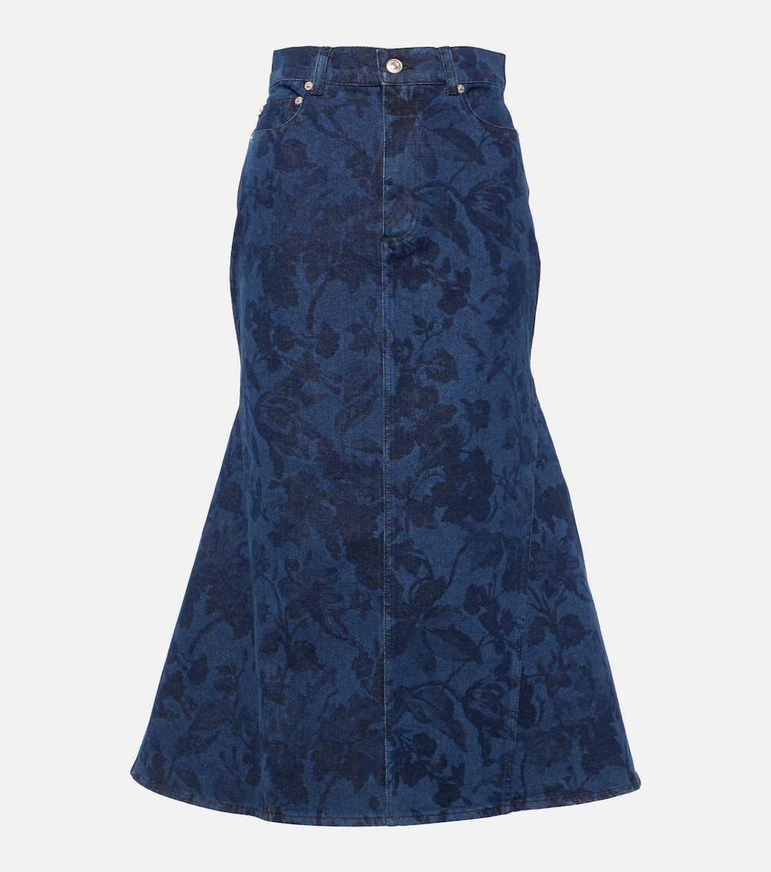 Denim midi skirt Erdem