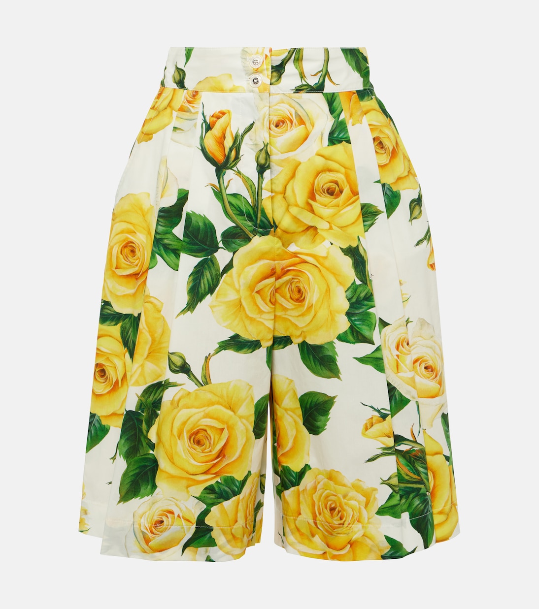 Floral cotton Bermuda shorts Dolce&Gabbana