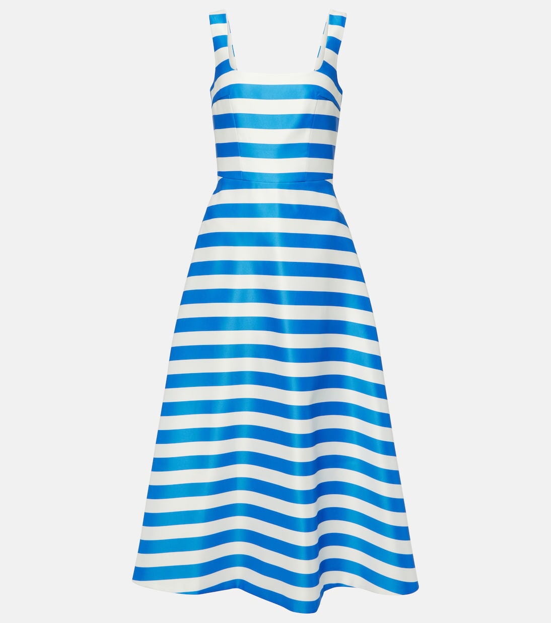 Shiloh striped twill midi dress Emilia Wickstead