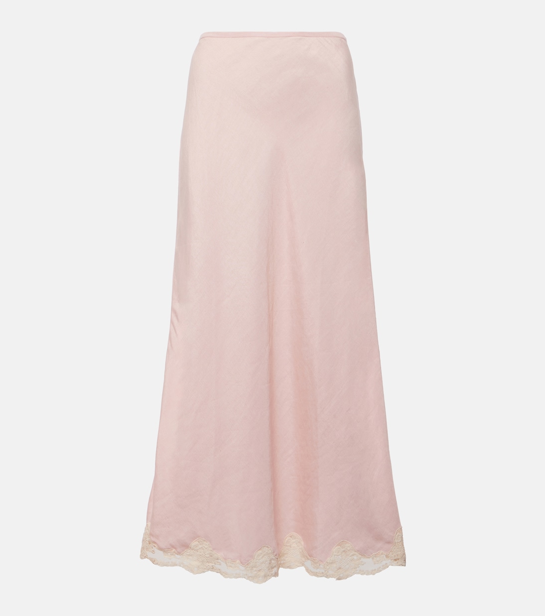 Crystal lace-trimmed maxi skirt Rixo