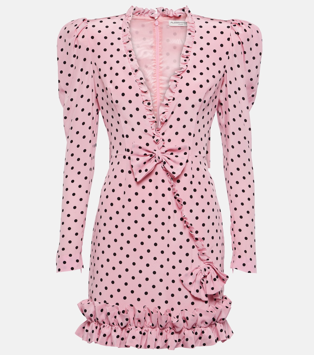 Polka-dot silk minidress Alessandra Rich