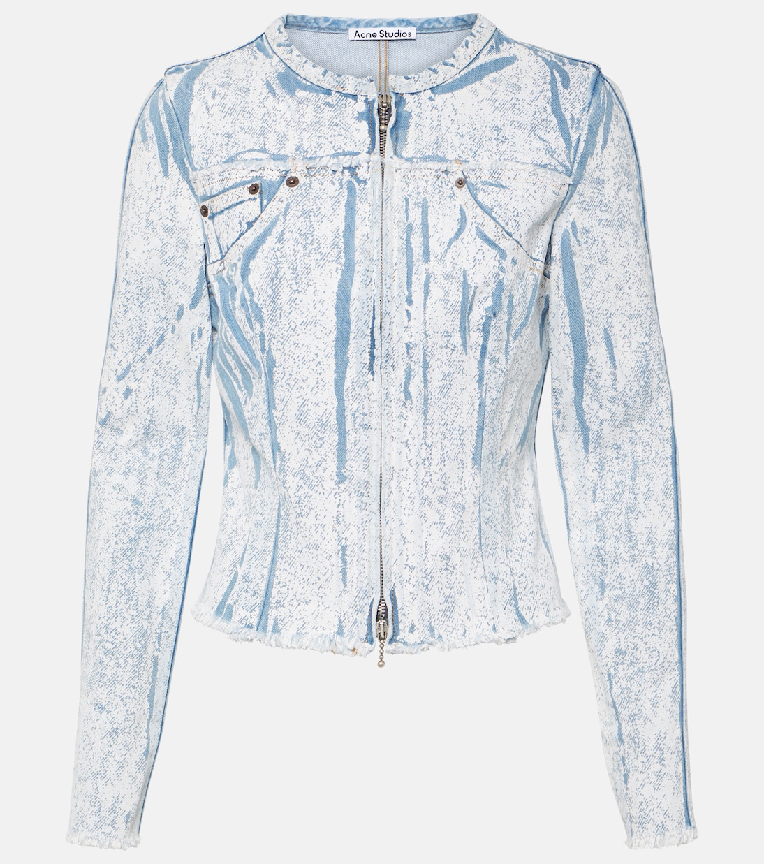 Printed denim jacket Acne Studios